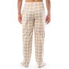 Fruit of the Loom mens 2-pack Sueded Jersey Knit Sleep Pajama Pant(Oatmeal Heather/Natural Plaid)