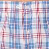 Fruit of the Loom mens Broadcloth Short Sleeve Top and Long Pants Pajama Set(Ivory/Blue/Red Plaid)