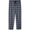 Fruit of the Loom mens Broadcloth Woven Sleep Pajama Pant(Black Plaid)