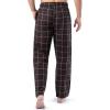 Fruit of the Loom mens Broadcloth Woven Sleep Pajama Pant(Black Plaid/Red Check)