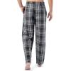 Fruit of the Loom mens Broadcloth Woven Sleep Pajama Pant(Black/White Plaid)