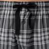 Fruit of the Loom mens Broadcloth Woven Sleep Pajama Pant(Black/White Plaid)