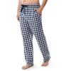 Fruit of the Loom mens Broadcloth Woven Sleep Pajama Pant(Blue Plaid/Red)