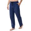 Fruit of the Loom mens Broadcloth Woven Sleep Pajama Pant(Blue Plaid/White)