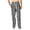 Fruit of the Loom mens Broadcloth Woven Sleep Pajama Pant(Ebony)