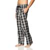 Fruit of the Loom mens Broadcloth Woven Sleep Pajama Pant(Ebony)