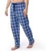 Fruit of the Loom mens Broadcloth Woven Sleep Pajama Pant(Navy Plaid)