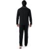 Fruit of the Loom mens Jersey Knit Pajama Sleep Set(Black)