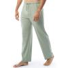 Fruit of the Loom mens Jersey Knit Pajama Sleep Set(Green)