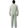 Fruit of the Loom mens Jersey Knit Pajama Sleep Set(Green)