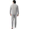 Fruit of the Loom mens Jersey Knit Pajama Sleep Set(Grey)