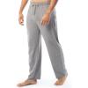 Fruit of the Loom mens Jersey Knit Pajama Sleep Set(Grey)