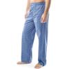 Fruit of the Loom mens Long Sleeve Broadcloth Pajama Set(Medium Blue)