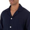 Fruit of the Loom mens Long Sleeve Broadcloth Pajama Set(Navy)