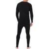 Fruit of the Loom mens Premium Thermal Union Suit(Black)
