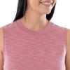 Fruit of the Loom womens Breathable Tank Top and Short 2 Piece Sleep Set(Antique Blush Heather)