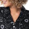 Fruit of the Loom womens Flannel Sleep Shirt(Cosmic Sky)