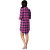 Fruit of the Loom womens Flannel Sleep Shirt(Multi Plaid)