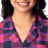 Fruit of the Loom womens Flannel Sleep Shirt(Multi Plaid)