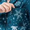 Fruit of the Loom womens Flannel Sleep Shirt(Snowflake)