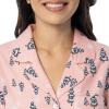 Fruit of the Loom womens Flannel Sleep Shirt(Snowy Trees)