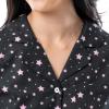 Fruit of the Loom womens Flannel Sleep Shirt(Starry Sky)