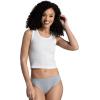Fruit of the Loom womens No Show Seamless Underwear, Amazing Stretch & No Panty Lines, Available in Plus Size(Bikini – 6 Pack – Colors May Vary)