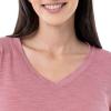 Fruit of the Loom womens Short Sleeve Tee and Pant 2 Piece Sleep Set(Antique Heather Blush)