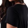 Fruit of the Loom womens Super Soft and Breathable Sleep Shirt(Black)