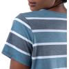 Fruit of the Loom womens Super Soft and Breathable Sleep Shirt(Blue Stripe)