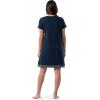 Fruit of the Loom womens Super Soft and Breathable Sleep Shirt(Midnight Blue)