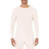 Fruit of the Loom Men’s Classic Midweight Waffle Thermal Underwear Crew Top(Sandstone)