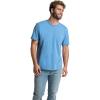 Fruit of the Loom Men’s Crafted Comfort Tee, Relaxed & Classic Fit, Sizes S-2X(Classic Fit – Cotton – Favorite Blue)