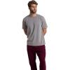 Fruit of the Loom Men’s Crafted Comfort Tee, Relaxed & Classic Fit, Sizes S-2X(Classic Fit – Cotton – Rock)