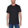 Fruit of the Loom Men’s Crafted Comfort Tee, Relaxed & Classic Fit, Sizes S-2X(Relaxed Fit – Cotton – Black)