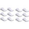 Fruit of the Loom Men’s Dual Defense Low Cut Socks (12 Pack)(White)