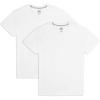 Fruit of the Loom Men’s Eversoft Cotton Short Sleeve Pocket T-Shirts, Breathable, 2-Pack(2 Pack – White)