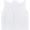 Fruit of the Loom Men’s Eversoft Cotton Sleeveless T Shirts, Breathable & Moisture Wicking with Odor Control, Sizes S-4x(Tank – 2 Pack – White)