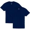 Fruit of the Loom Mens Eversoft Cotton T Shirts, Breathable & Moisture Wicking with Odor Control, Sizes S-4x(2 Pack Navy)