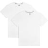 Fruit of the Loom Mens Eversoft Cotton T Shirts, Breathable & Moisture Wicking with Odor Control, Sizes S-4x(2 Pack White)