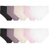 Fruit of the Loom Women’s Beyondsoft Panties(Cotton – Plus Size – 10 Pack – White/Pink/Black)