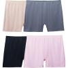 Fruit of the Loom Women’s Boxer Briefs with Stretch, Mid Thigh Length Boy Shorts, Available in Plus Size(Microfiber – Colors May Vary)