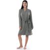 Fruit of the Loom Womens Breathable Robe(Heather Grey)