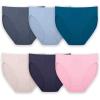 Fruit of the Loom Women’s Breathable Underwear, Moisture Wicking Keeps You Cool & Comfortable, Available in Plus Size(Micro Mesh – Hi Cut – 6 Pack – Colors May Vary)
