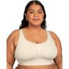 Fruit of the Loom Womens Fit for Me Collection: Plus Size Seamless Wireless Bra – Luxurious Blend for Ultimate Comfort(Oatmeal Heather)