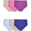 Fruit of the Loom Women’s High Cut Briefs Fit for Me Plus Size Underwear(Brief – Beyondsoft Cotton Blend – Assorted)