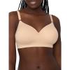 Fruit of the Loom Women’s Seamless Wire-Free Push-Up Bra – Soft, Comfortable & Supportive(In the Buff)