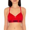 Fruit of the Loom Women’s Seamless Wire-Free Push-Up Bra – Soft, Comfortable & Supportive(Red Crantastic)