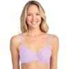 Fruit of the Loom Women’s Smooth Spacer T-Shirt Bra -Breathable, Ultra-Soft, Flexible, and Invisible Under Tees(Lilac Whisper)