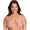 Fruit of the Loom Women’s Smooth Spacer T-Shirt Bra -Breathable, Ultra-Soft, Flexible, and Invisible Under Tees(Rose Shadow)